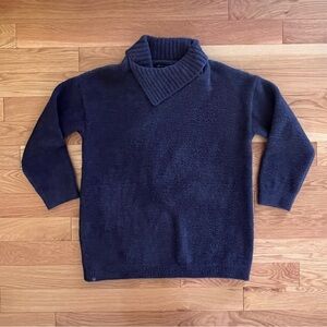 Barefoot Dreams Charcoal Cowl Neck Sweater